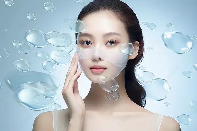 美容养生护肤补水敷面膜美女